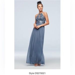 Bridesmaid Dress, Slate Blue Size 12 from David’s Bridal.